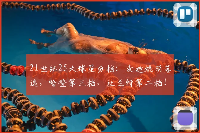 21世纪25大球星分档:麦迪姚明落选,哈登第三档,杜兰特第二档!